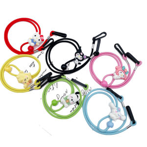 JIASHI หน้ากากการ์ตูน Sanrio สำหรับเด็กสายคล้องคอเชือกคล้องคอป้องกันการสูญหายโซ่แว่นตา