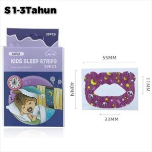 SCUDOS 30pcs Plester Mulut Tidur Stiker Anti Ngorok Dengkur Anti Snore Snoring Untuk Anak 4 +