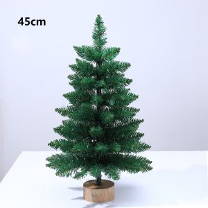 NAELIN Bền bỉ Đồ trang trí cây thông Noel 30/45 cm Đèn LED Trang trí bàn làm việc hàng ngày cho các buổi họp gia đình Mini Đạo cụ trang trí cây thông Noel Các buổi tiệc Giáng sinh.