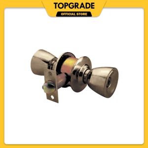 TOPGRADE TLCK101 BK-AB Cylindrical Bathroom Lockset Antique Brass