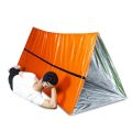 Outdoor life-saving emergency first aid blanket Portable insulation blanket PE insulation orange sleeping bag Disposable tent. 