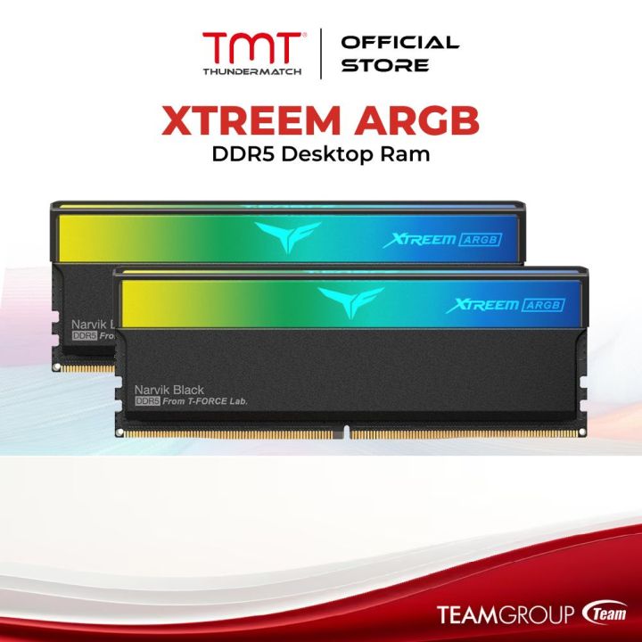 Team Group XTREEM ARGB DDR5 Desktop RAM Kit (16GBx2) 7200MT/s