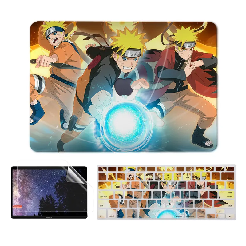 Naruto Case for New MacBook Air Pro 13 11 Inch Model A1932 A2179 A2337 A2338 M1 Chip with Touch ID 2018 2019 2020 2021 Lightweight Soft Touch Hard Laptop Protective Shell Keyboard Keypad Cover Lazada ...