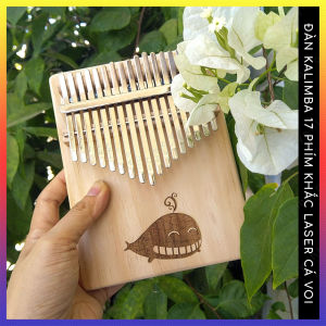 Đàn Kalimba 17 phím QUYNHLEMO Kalimba giá rẻ khắc nhiều hình cute âm hay tặng đầy đủ phụ kiện.