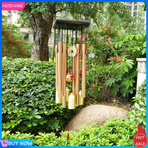 Nicehome angin besar Chimes Bells tiub logam luar halaman taman hiasan rumah hadiah sempurna halaman balkoni