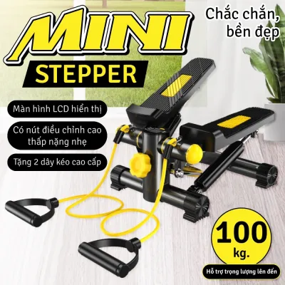 ( ĐỦ MÀU ) HCM BG Máy chạy bộ máy đi bộ tại chỗ nam nữ dùng tại nhà máy đạp bước bộ yên tĩnh đa chức năng rèn luyện sức khỏe (BLUE/ YELLOW )