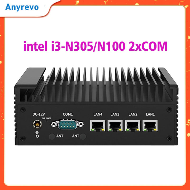 Soft Router 12th Gen Intel Core i3 N305 N100 Firewall Router 4x i226-V ...