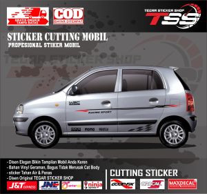 sticker mobil atoz sticker mobil hyundai atos sticker mobil keren sticker motif variasi body mobil