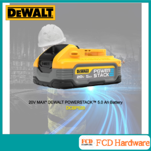 DEWALT 20V MAX* DEWALT POWERSTACK 5.0 Ah Battery