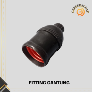 Fitting Lampu Gantung Hitam Modern Universal untuk Indoor Lighting