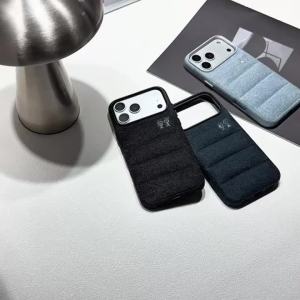 Fashion Denim Down jacket Cartoon Phone Case for iPhone 17 16 Pro 15 17 Pro 17 15 Pro Max Cases Silicone Shockproof Cover Capa