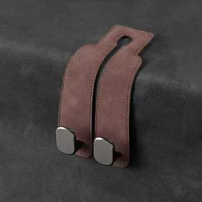 [Foldable] Universal car small hook suitable for car seat back small hook suitable for Toyota Honda...---suede material