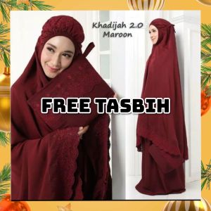 Mukena siti khadijah dewasa cantik adem terbaru bahan  berkualitas