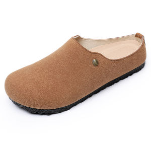Free Shipping New WomenS Shoes Comfortable And Casual Thick-Soled Closed-Toe Slip-On Sandals Soft-Soled Easy-To-Wear Flats