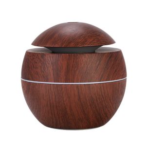 YOUSHI TOP Sương Mát Máy tạo độ ẩm không khí Vân gỗ Siêu âm Máy tạo sương mù mini Điện Hình dạng nấm/bình hoa Máy khuếch tán tinh dầu Sử dụng tại nhà