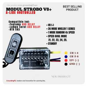 MODUL STROBO V8 + A - LINE CONTROLLER