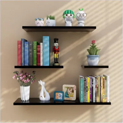 3pc Floating Shelves Wooden Wall Mounted Storage Shelf Deeper Thicker Bathroom Shelves for Living Room Bedroom Kitchen ﻿