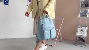 《801》Leacat women Backpack 2025 new large capacity leisure nylon waterproof fashion 13.3 inch laptop backpack