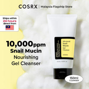 COSRX Advanced Snail Mucin Gel Cleanser 150ml | Gentle Gel Cleanser with Snail Mucin | Hydrating Soothing Facial Wash for All Skin Types