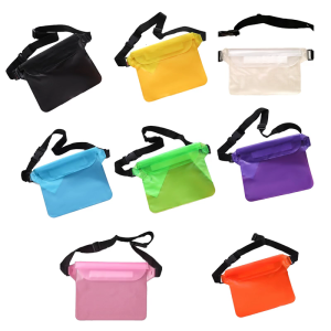 Underwater Dry Protection Bag Three Layer Seal Storage Waist Bag Large Capacity Fanny Pack for Beach Splash Festival
