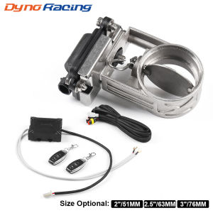 51mm 60mm 63mm 76mm Exhaust Control Valve Exhaust Cut Out Valve Electric Valve Unit- Low Pressure For Exhaust Catback Downpipe 2" 2.36" 2.5" 3"