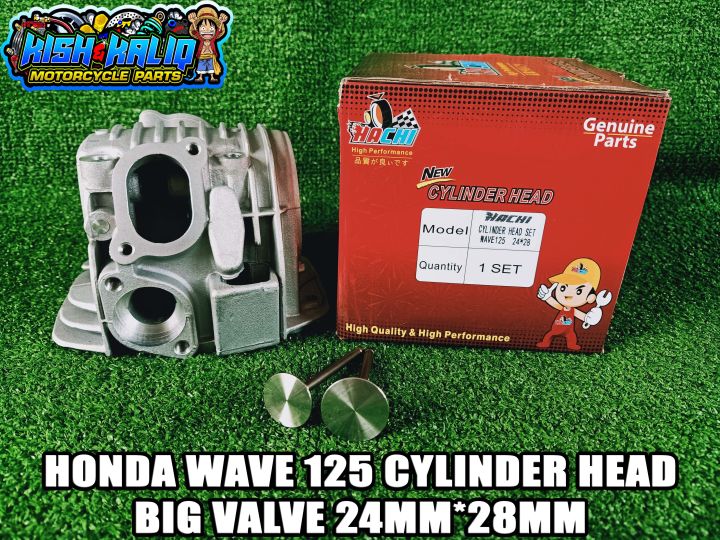 HONDA WAVE 125 CYLINDER HEAD BIG VALVE 24MM*28MM