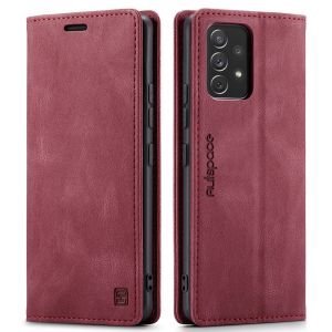 Cho Samsung Galaxy a52s A53 A72 A73 A52 A32 A33 A22 A23 A12 A13 5g Bìa Samsung A72 A52 A13 A12 4G Vỏ điện thoại Magnetic Ví da chất lượng cao mềm TPU Nắp gập Có khe cắm thẻ bìa