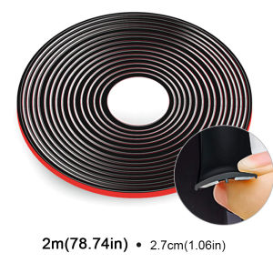1 Roll 2m/4m/8m T-shaped Car Sealing Strip Rubber Auto Roof Window Sealant for Front Rear Windshield Sunroof
