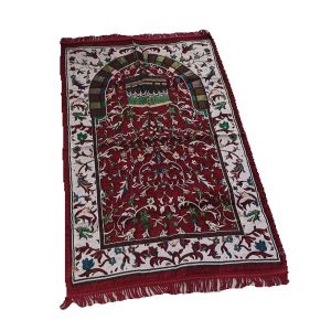 Sajadah Rajut Polikatun Lembut Rumbai Kepang atau Tambang uk.70x110