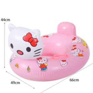 BINLU Ready Stock] Baby Float Inflatable Swimming Ring with Steering Wheel and Horn Sound Salbabida for Kids Toddlers Infant Swim Seat Boat Pool Accessories Summer Beach Water Fun Toys for Boys Girls 1-3 Years Old High Quality