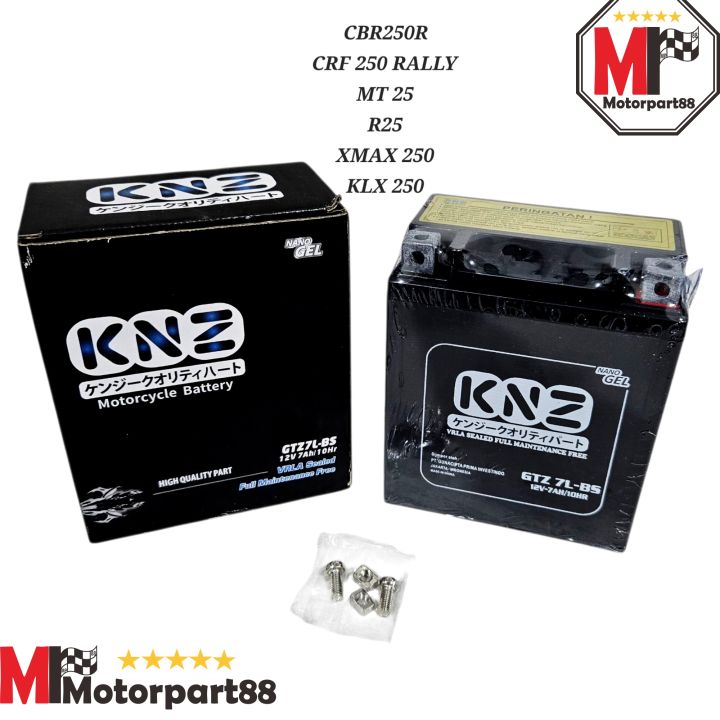 aki Aki Motor Kawasaki ZX 130 Kaze GTZ5S Accu Kering MF Garansi