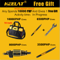 KEELAT KID004 1/2“ Cordless Brushless Impact Wrench Driver With Lithium Battery Electric Wrench Drill Tool Gun Power Tools. 