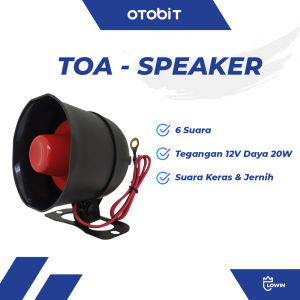 LOWIN Toa Klakson Sirine 1 Suara 6 Suara - Klakson Horn Sirine Mobil