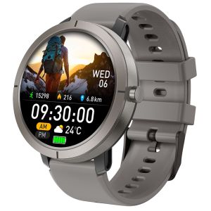 2025 ใหม่ GPS สมาร์ทนาฬิกา DM76 เข็มทิศ Altimmeter Barometric 5ATM IP69K กันน้ํา 1.32 466*466 AMOLED ผู้ชาย Smartwatch สําหรับ Android ios
