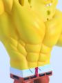 Muscular Man SpongeBob SquarePants Patrick Star Resin Action Figure Anime Figure Model Toys Collection Doll Gift with Box 16-20cm. 