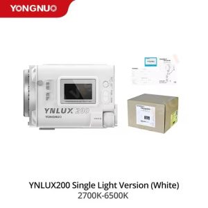 YONGNUO YNLUX200 LUX200 200W 2700K-6500K ตัวแปลงไฟพร้อมที่จับไฟ LED กลางแจ้งสำหรับการถ่ายวิดีโอกลางแจ้ง