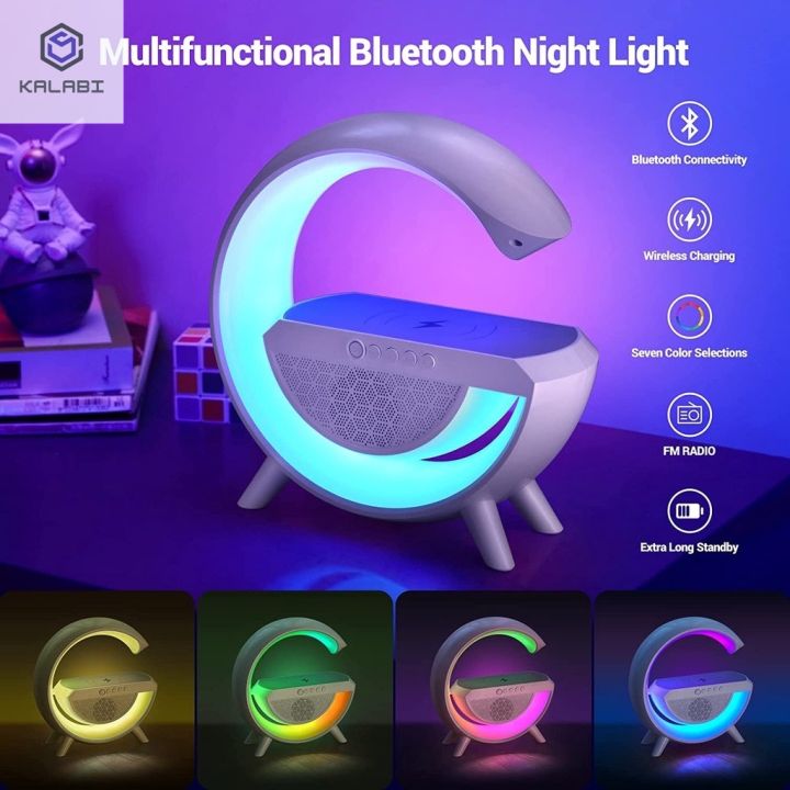 Wireless Charging Ambient Light Smart Speaker Bluetooth Wireless - Main Image
