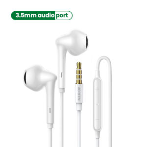 UGREEN Stereo Bass Headphone In-Ear 3.5mm Earphone Type C Lightning Wired Earphones Metal HiFi Stereo Sound Earpiece with MIC for Xiaomi Samsung Huawei iPhone