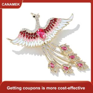 【CANAMEK】 Thời trang Rhinestone bay Phượng trâm cài cho phụ nữ quần áo áo trang sức accessries Quà Tặng