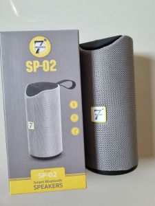 ลำโพง ไร้สาย บลูทูธ 7Degrees สีเทาดำ มีช่องเสียบ AUX USB ใช้งานยาว 4 ชั่วโมง Bluetooth Wireless Speaker รุ่น SP-02