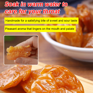 Original Dried Loquat With Bamboo Salt Preserved Fruit Pipa Dried Fruit Seedless Pipa Dried Fruit Yellow Peel Dried Pei Pa Koa 纯天然原味竹盐枇杷干