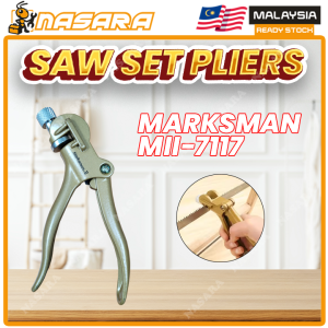 Nasara Saw Set Master Plier Hand Tools For Bend Wood Saw Tooth Setter Made In Taiwan / Alat Playar Gigi Gergaji Kayu