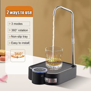 [Original 24 hours delivery] Intelligent Water Pump Automatic Water Dispenser Pump Water Bottle Pump Rechargeable Dust proof