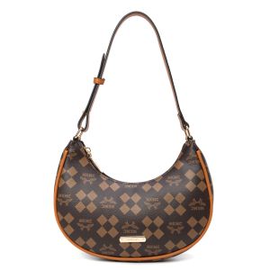 MKMC Tas Selempang Wanita Kekinian Terbaru Fashion Aesthetic Multifungsi Kerja Kuliah Resleting Tali Panjang Kulit Polos Tas Bahu Make Up Wanita COD