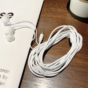 MNLXM 3.5mm Computer Super Bass 3 Meters Extra Long Monitor Headphone Wires Headphone Wired Earphone In-Ear Earphone Stereo Earbuds