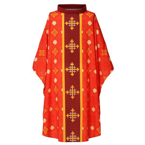 Mens Church Pastor Celebrant Chasuble Priest Vintage Robe Gown Cape Cassock Vestment