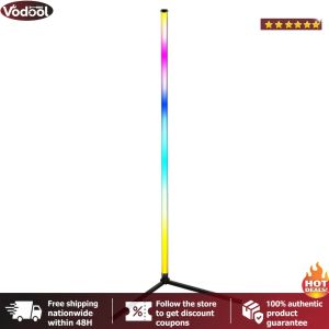 [VTO] RGB Corner Floor Lamp Color Changing LED Corner Lamp for Bedroom Living Room