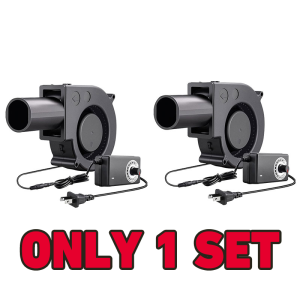 【Buy1Take1】130000 RPM Air Blower With Speed Controller Adjustable Speed Charcoal Fire Starter Blower Fan For Kalan Strong Wind Force Stove Cabinet Dust Extractors AC Powered Fan Cooling Fan Dc Buy1 Take1