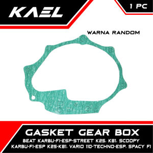 Gasket Gear Box Honda Beat Karbu-FI-Pop-eSP-Street 2008 sampai 2019 & Scoopy Lama-F1-New LED K93-K25 & Vario 110-Techno-Old-New eSP & Spacy Paking-Packing Mission Case Gardan Magnet-Magnit Transmisi-Rasio-Ratio-Transmition