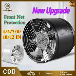 Inline Duct Fan Booster Exhaust Blower Toilet Dapur Restoran Udara Hisap Angin Ventilasi
